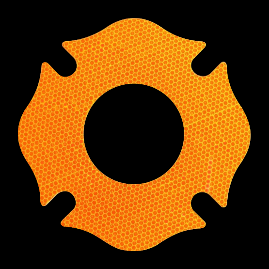 Orange - 2 1/2" Hose Connection Marker - Click Image to Close